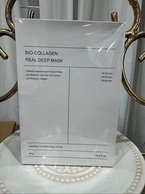 Bio-Collagen Real Deep Mask - Hydrating Firming Sheet Mask 4 pack